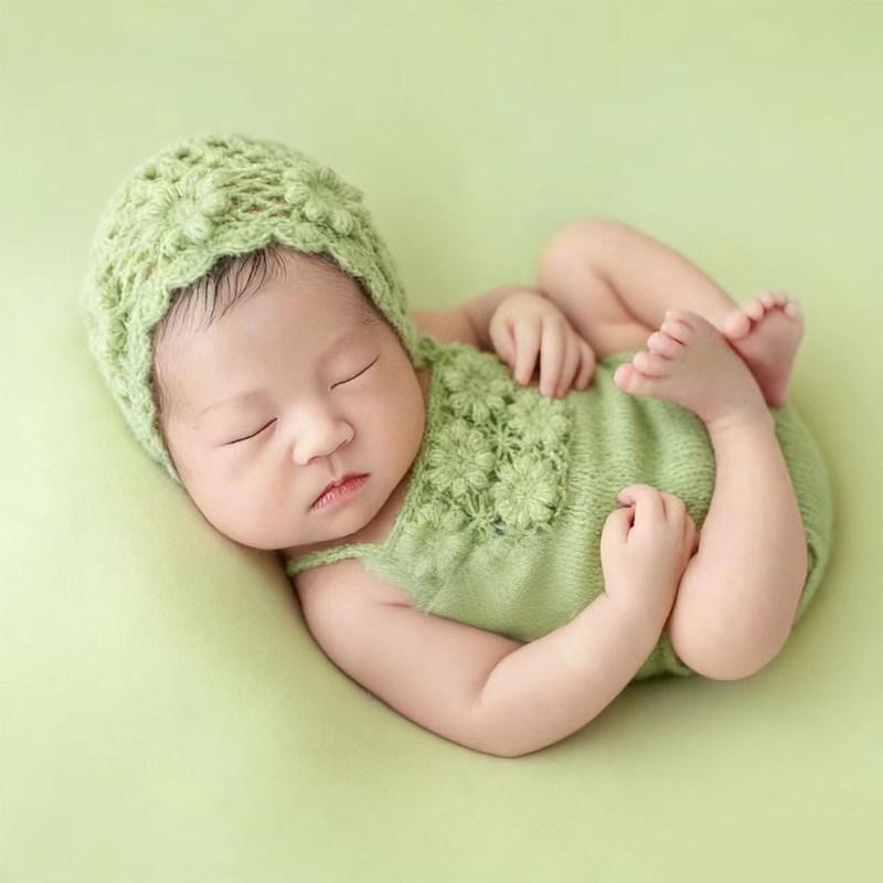 Baby Clothing Accessories - 2026 Newborn Mohair Romper Photography Props,