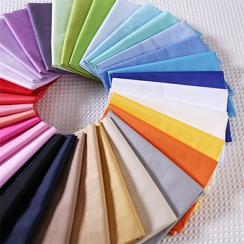 Baby Clothing For Bed - Twill Cotton Fabric Solid Color Cloth