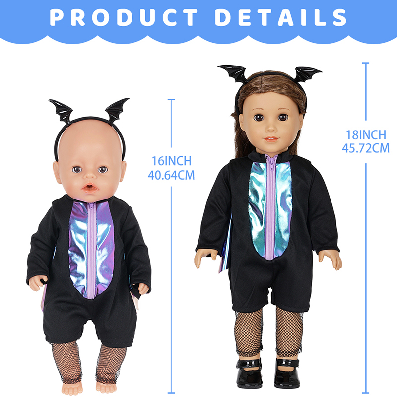 Doll Clothes Set for 16-18inch - Baby Clothing Items ulasan dan harga