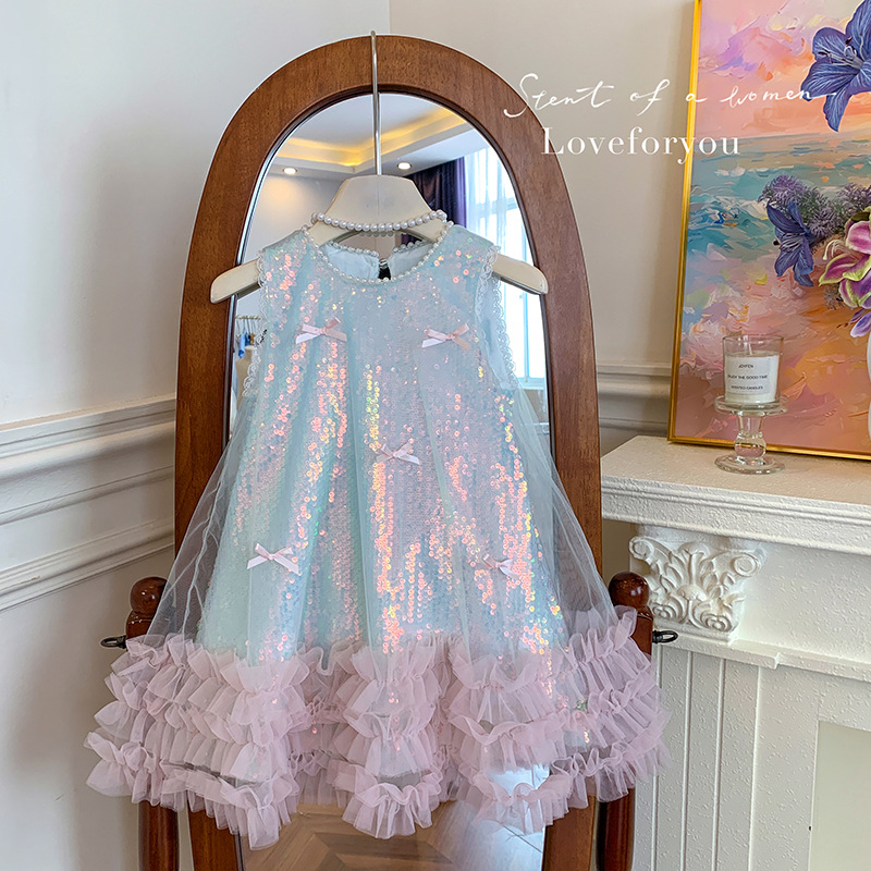 Girls Dress Summer New Childre - Baby Clothing High End ulasan dan harga