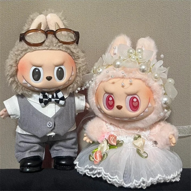 15 17cm For Labubu Doll Weddin - Baby Clothing 1 Year Old ulasan dan harga