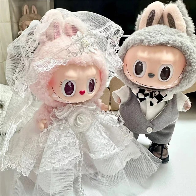 15 17cm For Labubu Doll Weddin - Baby Clothing 1 Year Old ulasan dan harga