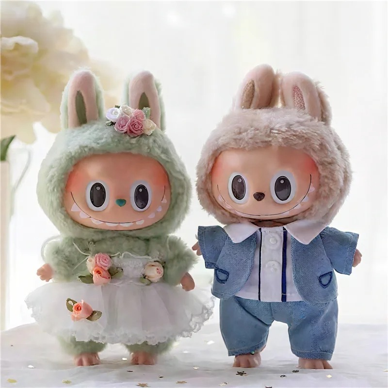 15 17cm For Labubu Doll Weddin - Baby Clothing 1 Year Old ulasan dan harga