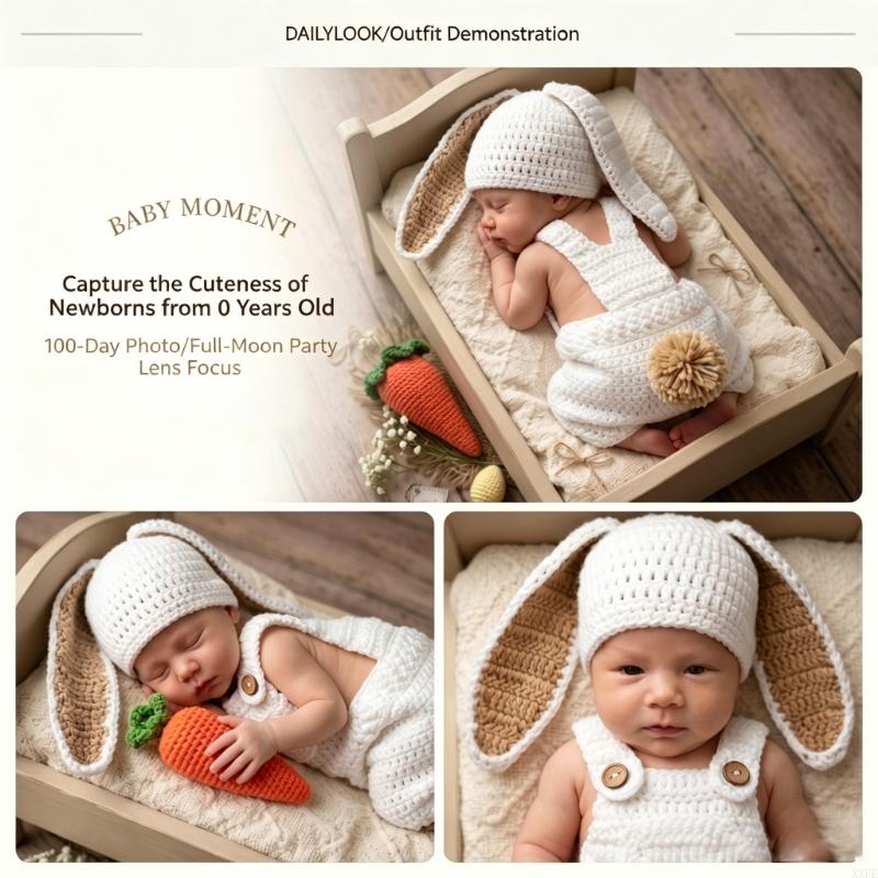 Crochet Knitted Newborn Photog - Baby Clothing Accessories ulasan dan harga