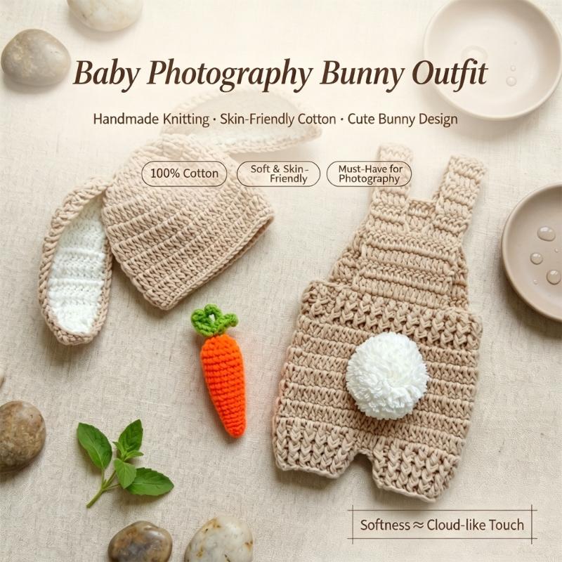 Crochet Knitted Newborn Photog - Baby Clothing Accessories ulasan dan harga