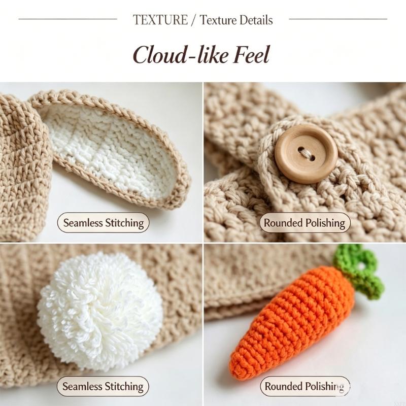 Crochet Knitted Newborn Photog - Baby Clothing Accessories ulasan dan harga