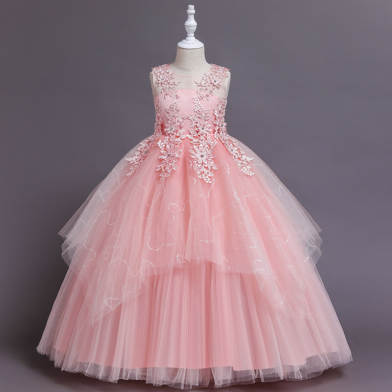 Girls' Bridesmaid Wedding Dres - Baby Clothing 1 Year Old ulasan dan harga