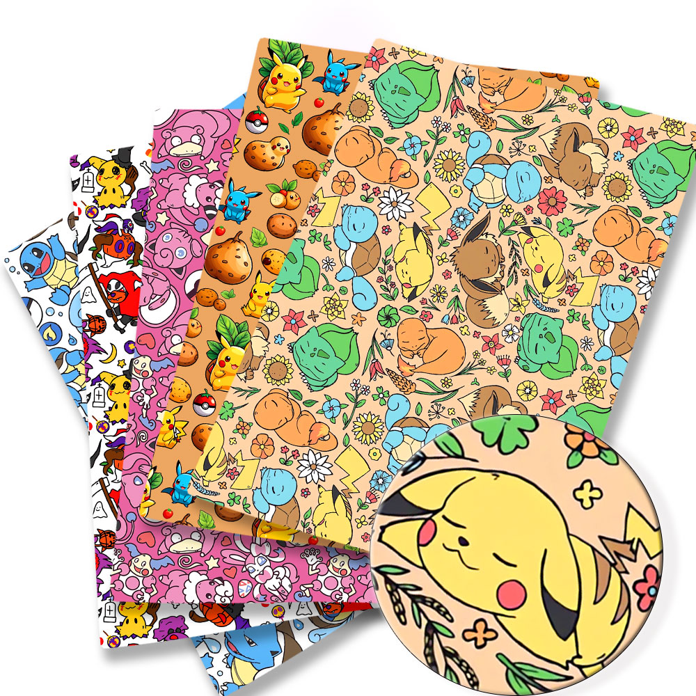 Pokemon Cartoon Fabric140*50cm - Baby Clothing 1 Year Old ulasan dan harga
