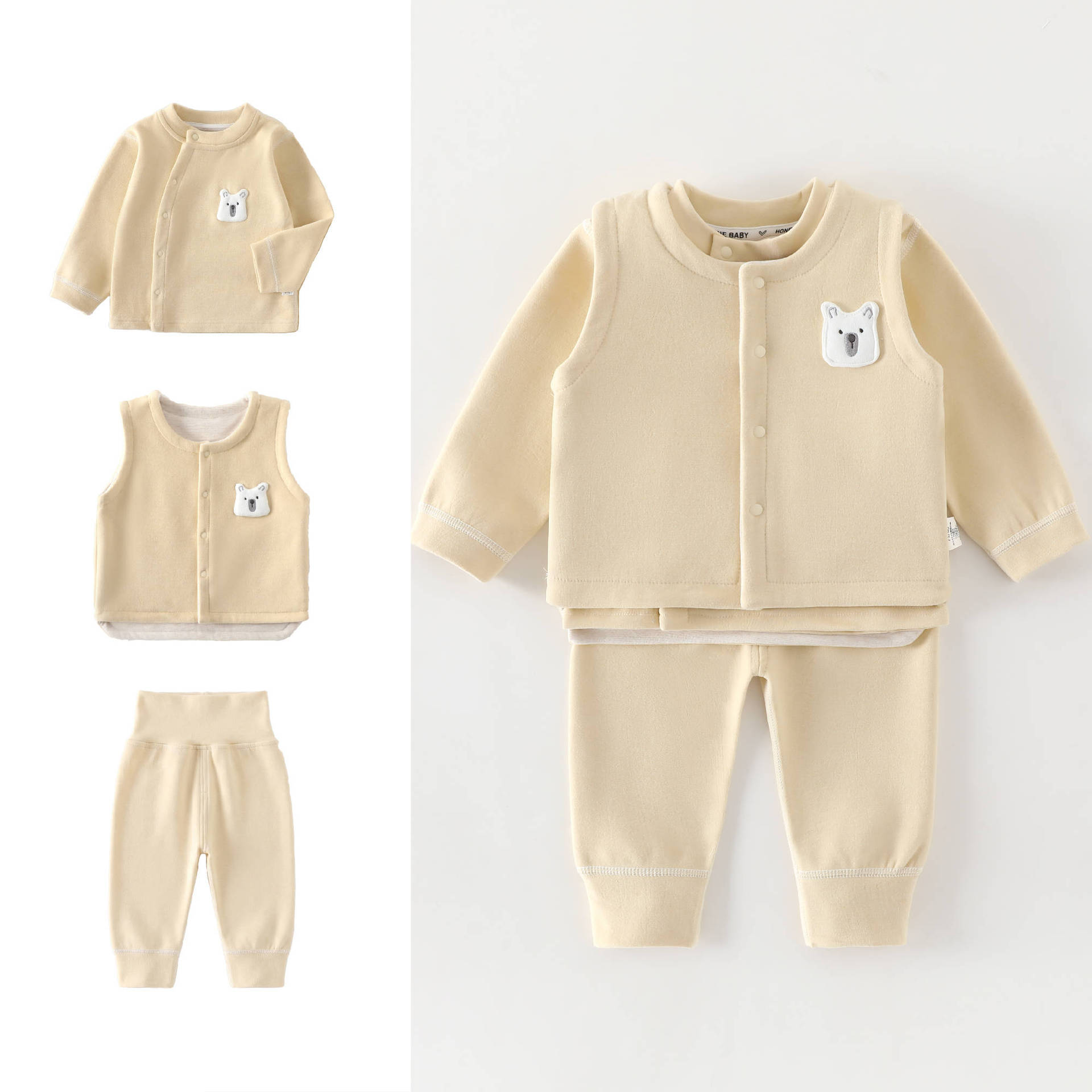 0-4 Year Old Baby Vest+long Sl - Baby Clothing High Quality ulasan dan harga